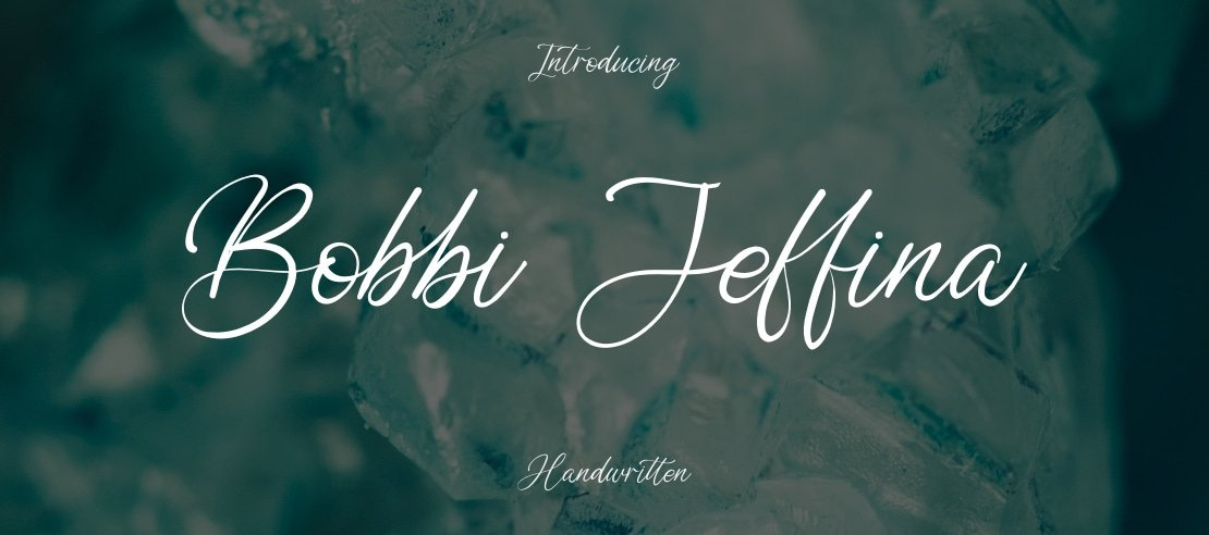 Bobbi Jeffina Font Family