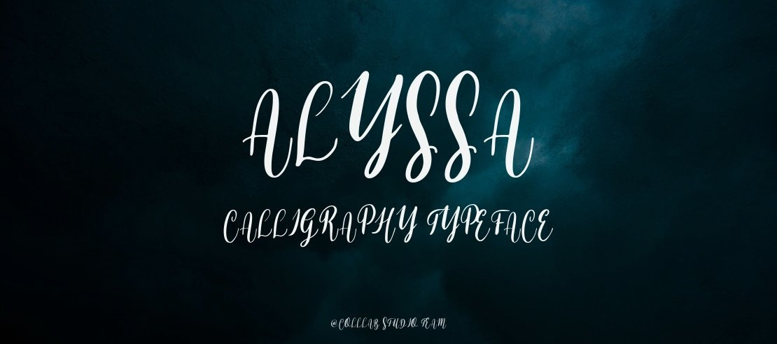 Alyssa Calligraphy Font