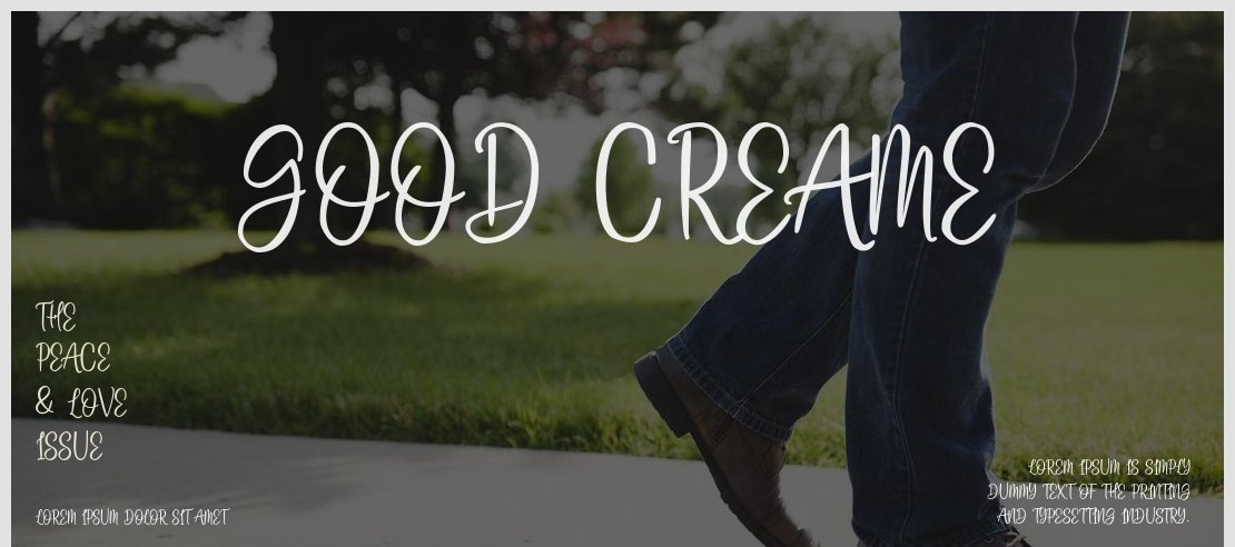 Good Creame Font