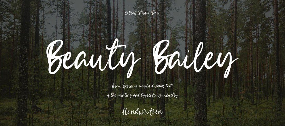 Beauty Bailey Font