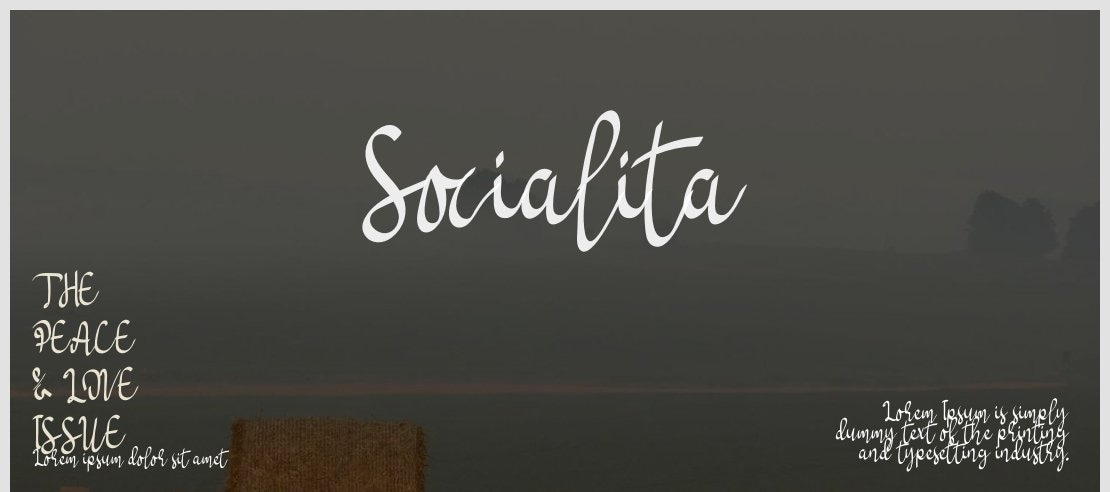 Socialita Font