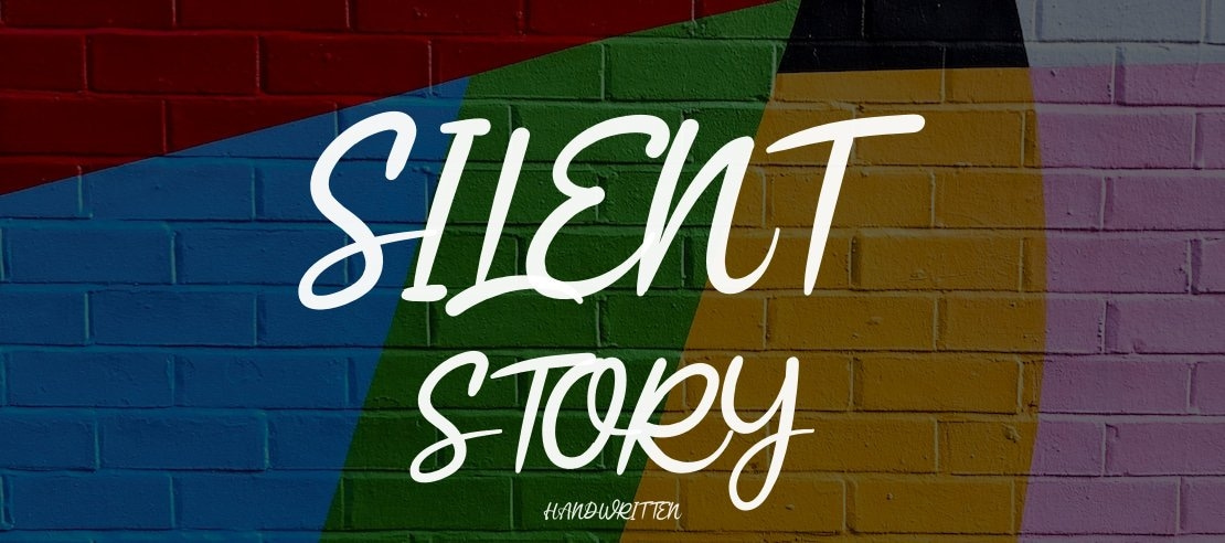 Silent Story Font