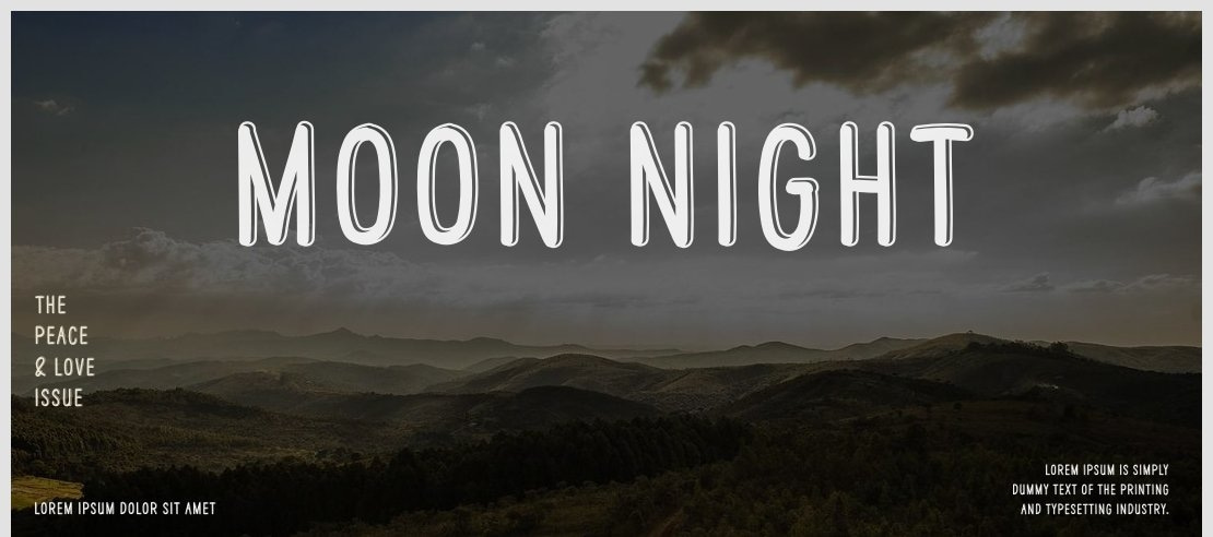 Moon Night Font