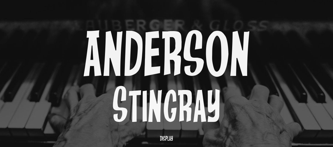 Anderson Stingray Font