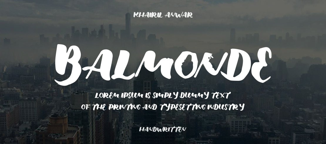 Balmonde Font