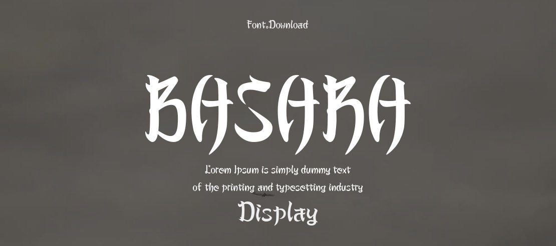 BASARA Font