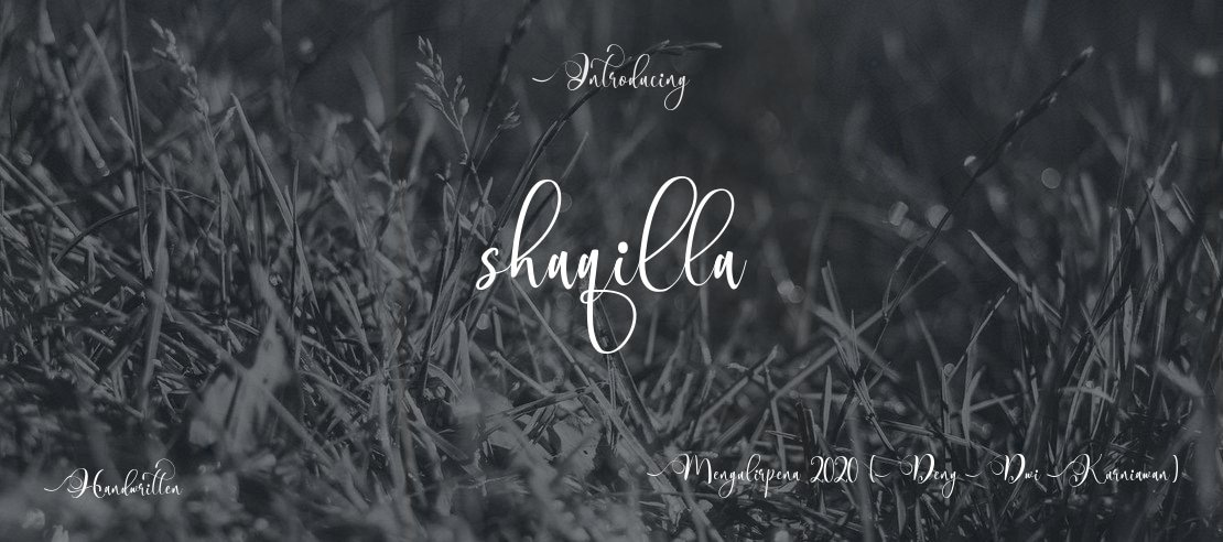 shaqilla Font