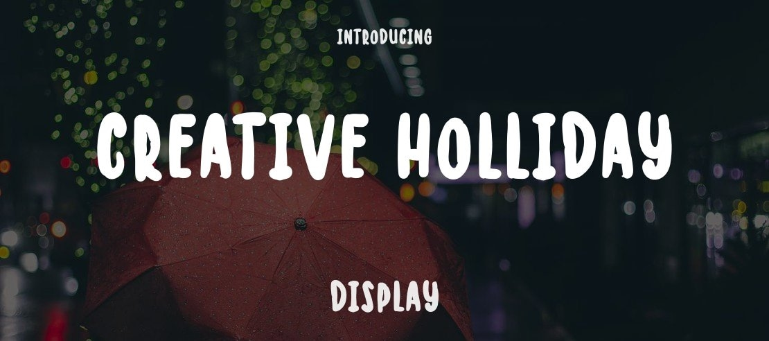 CREATIVE HOLLIDAY Font