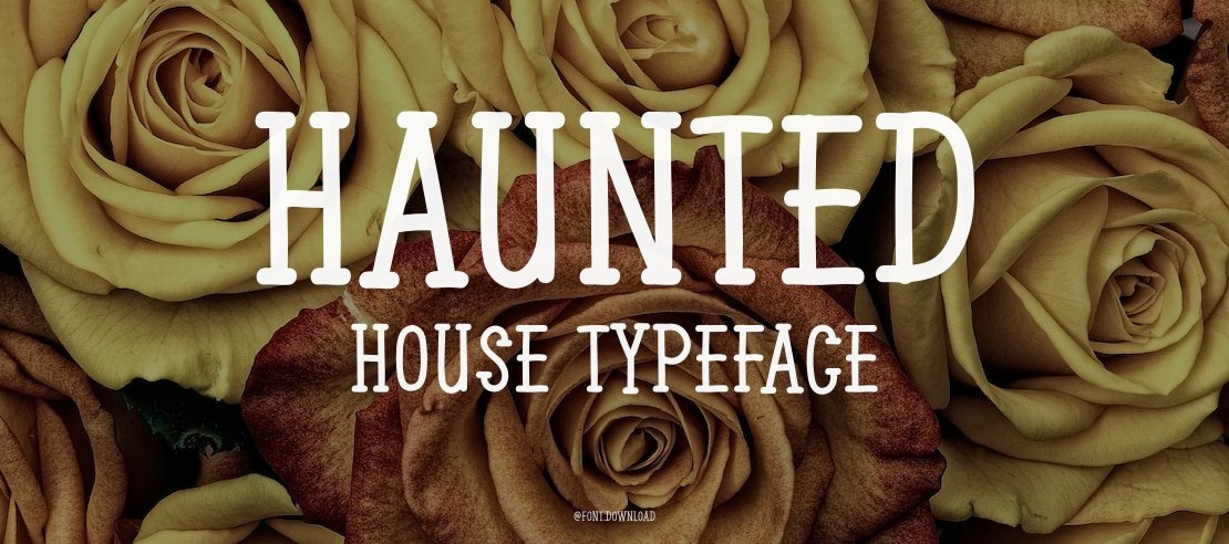 Haunted House Font