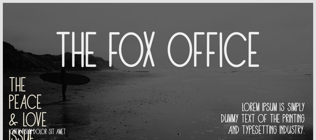 The Fox Office Font