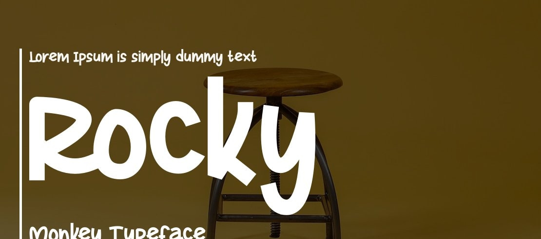 Rocky Monkey Font