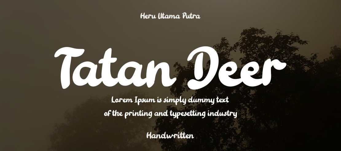 Tatan Deer Font