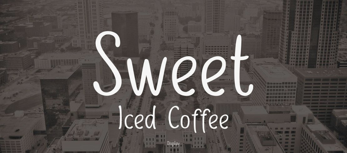 Sweet Iced Coffee Font