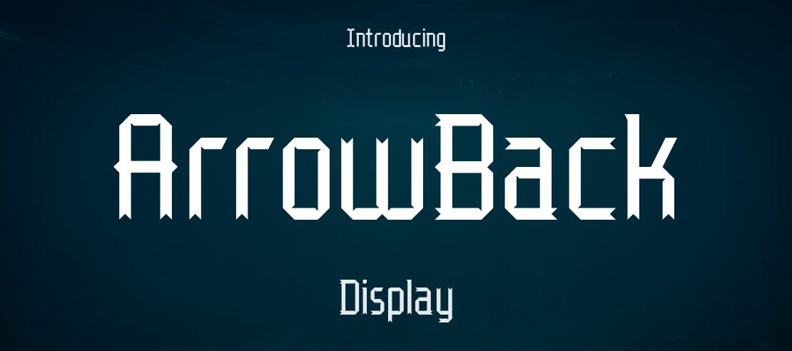 ArrowBack Font