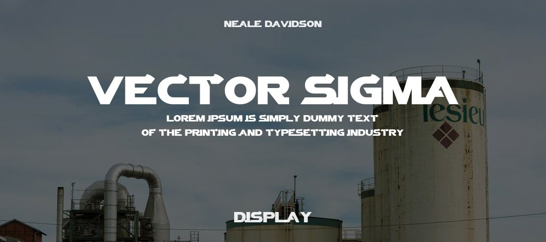 Vector Sigma Font Family