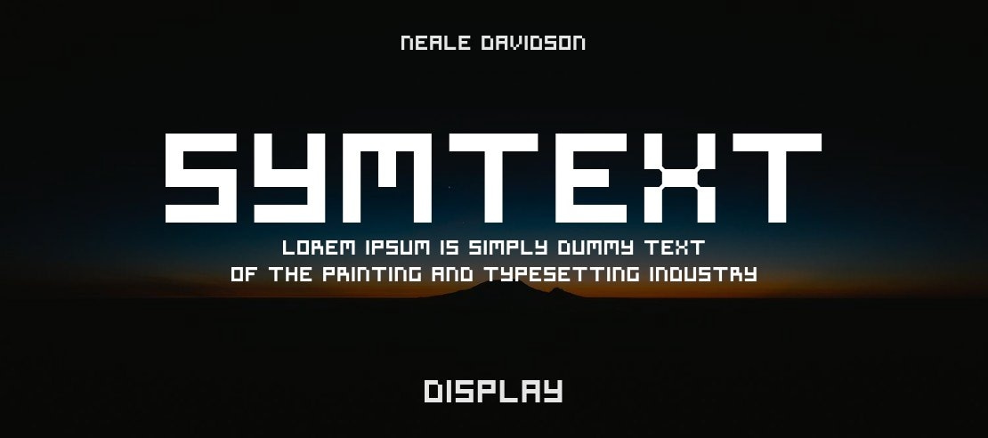 Symtext Font