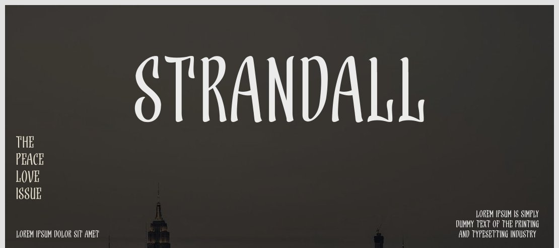 Strandall Font