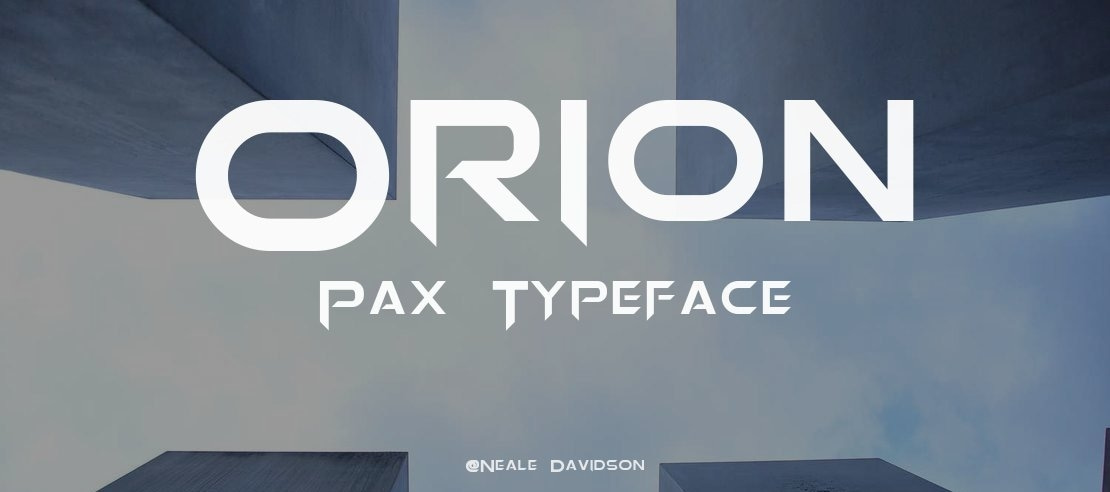 Orion Pax Font Family