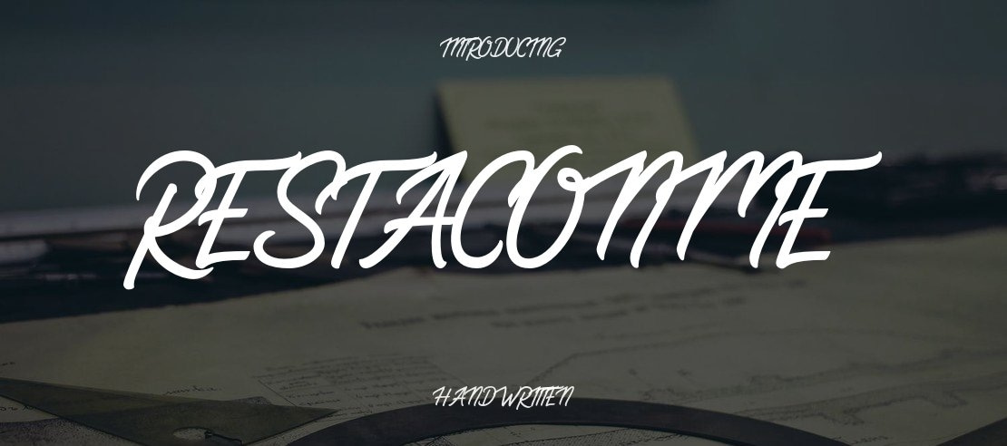 Restaconme Font