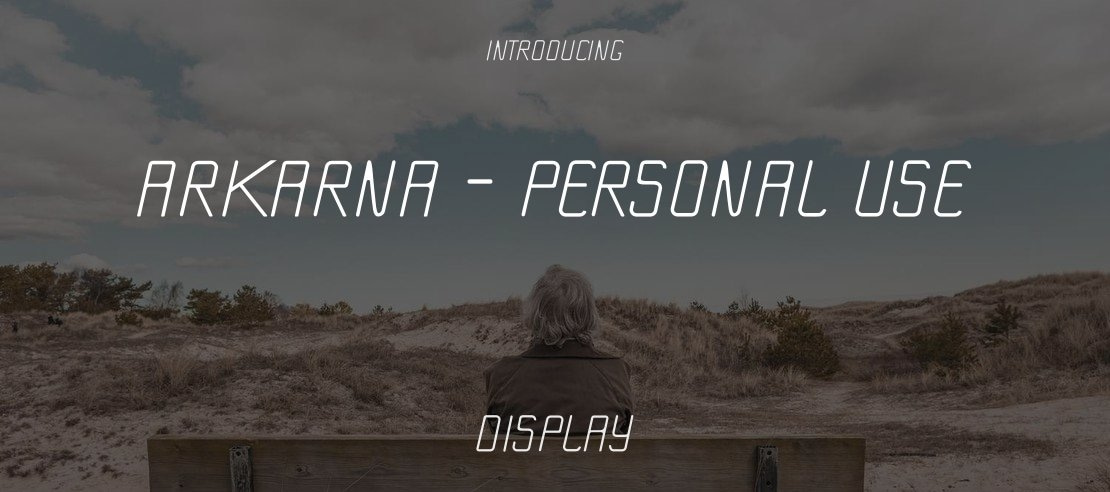 Arkarna - Personal Use Font
