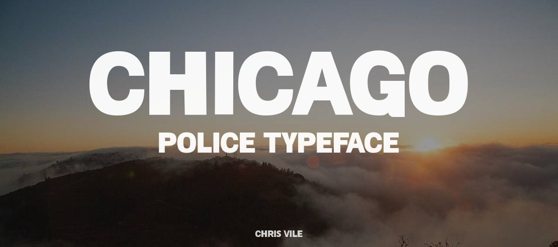 Chicago Police Font
