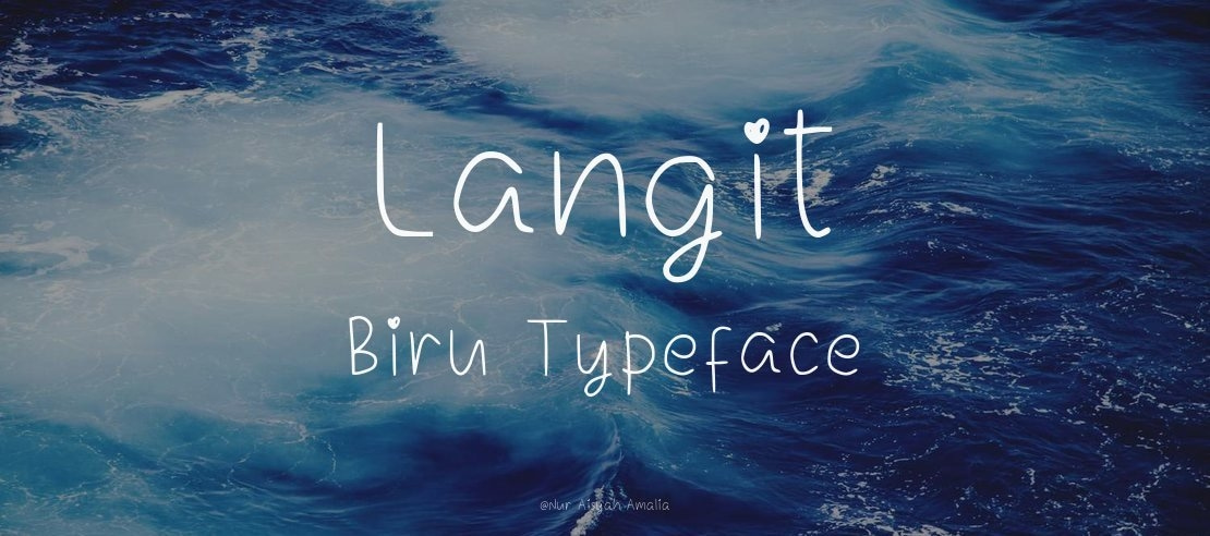 Langit Biru Font