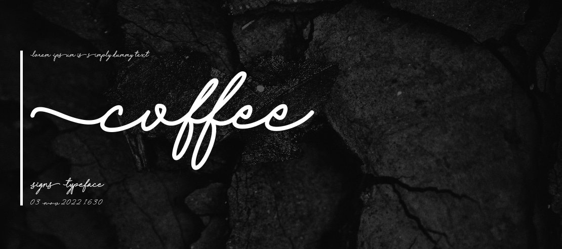 Coffee Signs Font