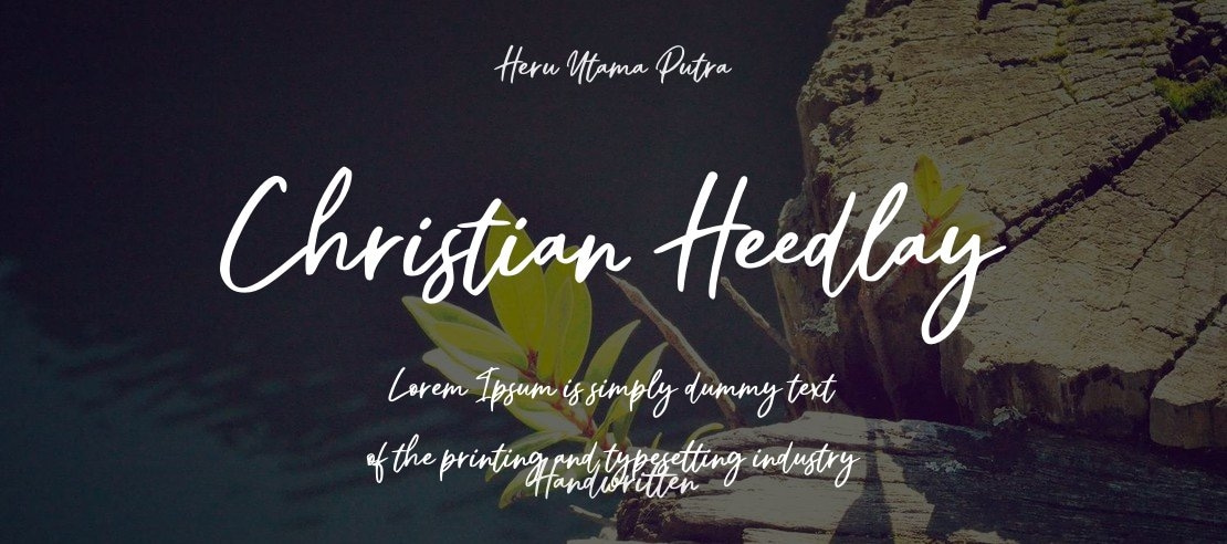 Christian Heedlay Font