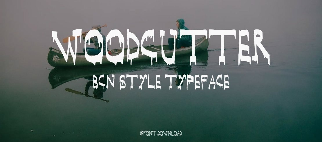 WOODCUTTER BCN Style Font