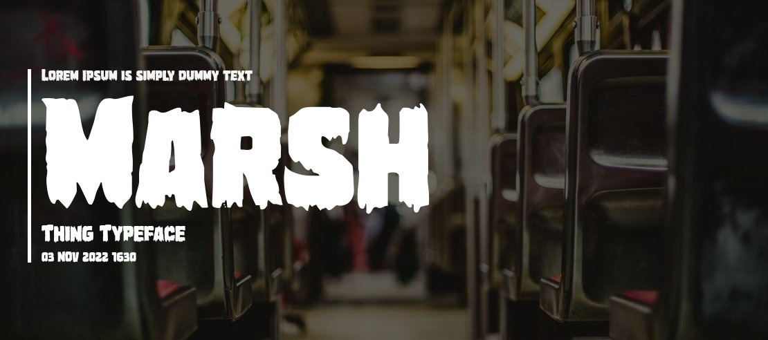 Marsh Thing Font Family