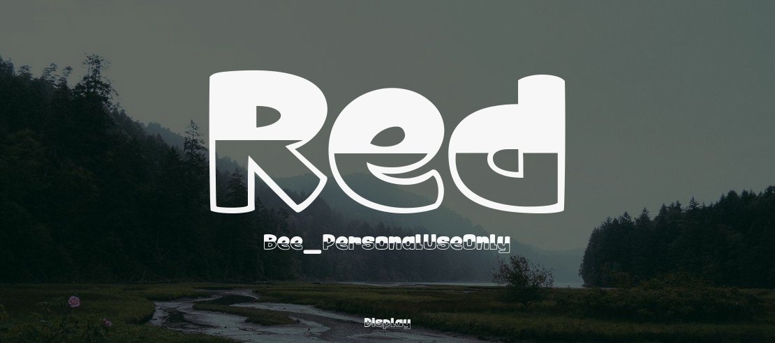 Red Bee_PersonalUseOnly Font
