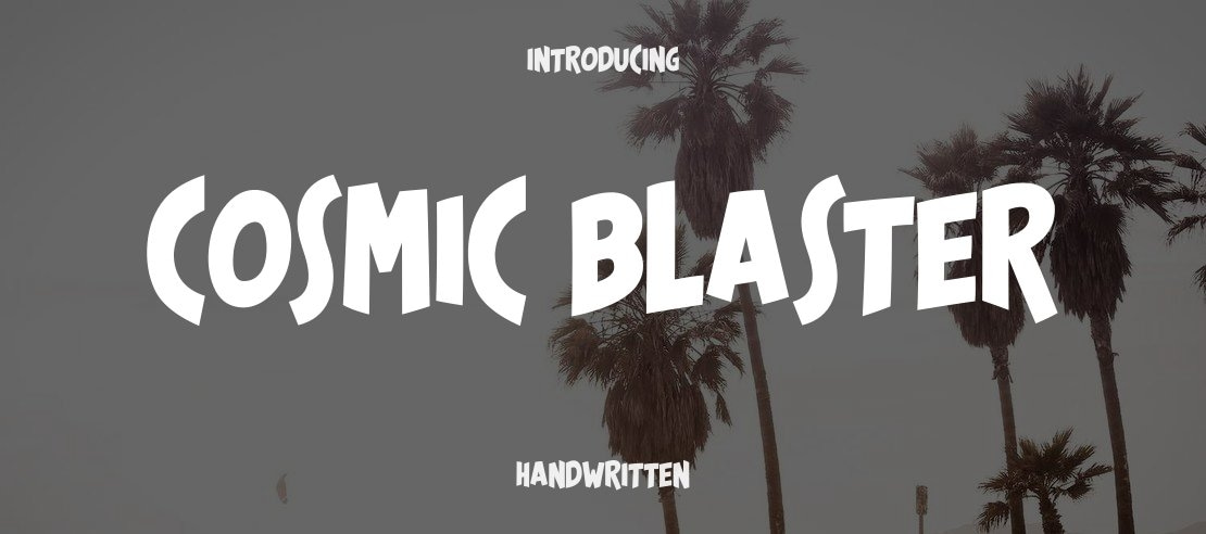 Cosmic Blaster Font