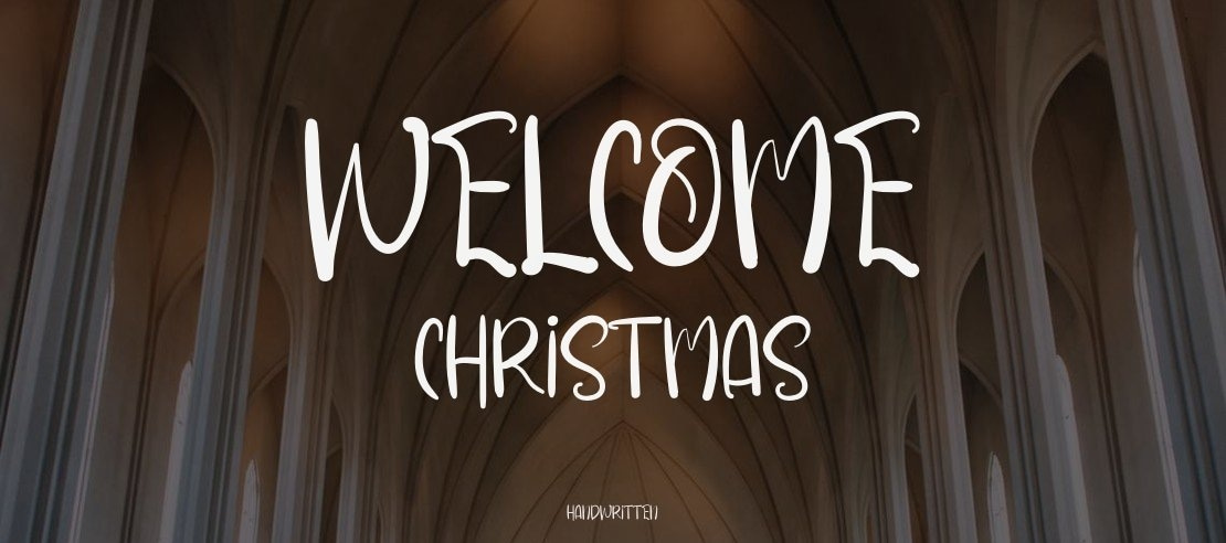 Welcome Christmas Font