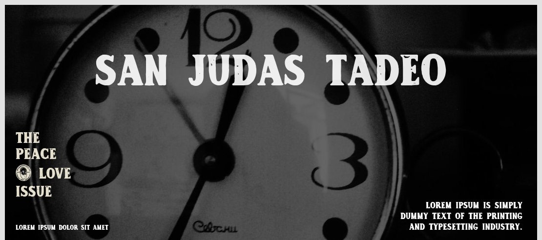 San Judas Tadeo Font