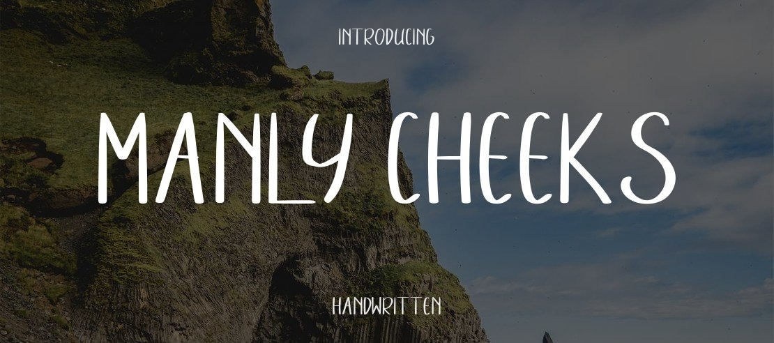 Manly Cheeks Font