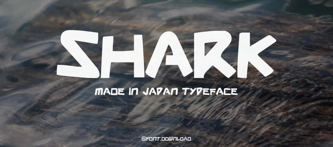 Shark Made In Japan Font