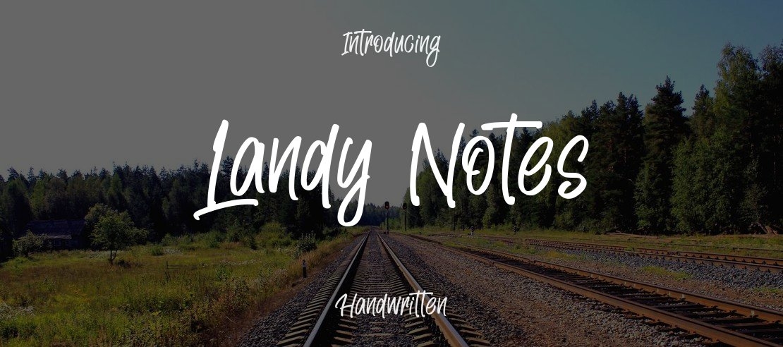 Landy Notes Font