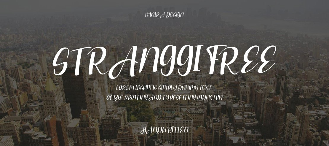 Stranggi FREE Font