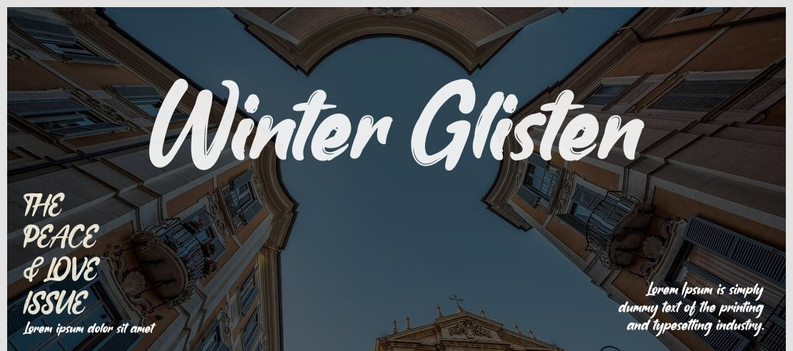 Winter Glisten Font