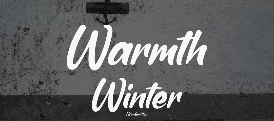 Warmth Winter Font