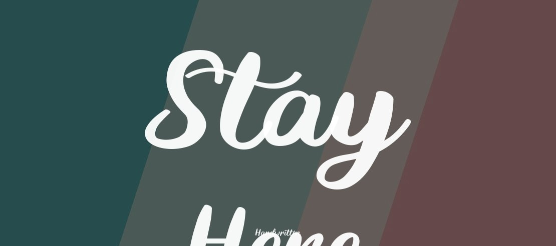 Stay Here Font