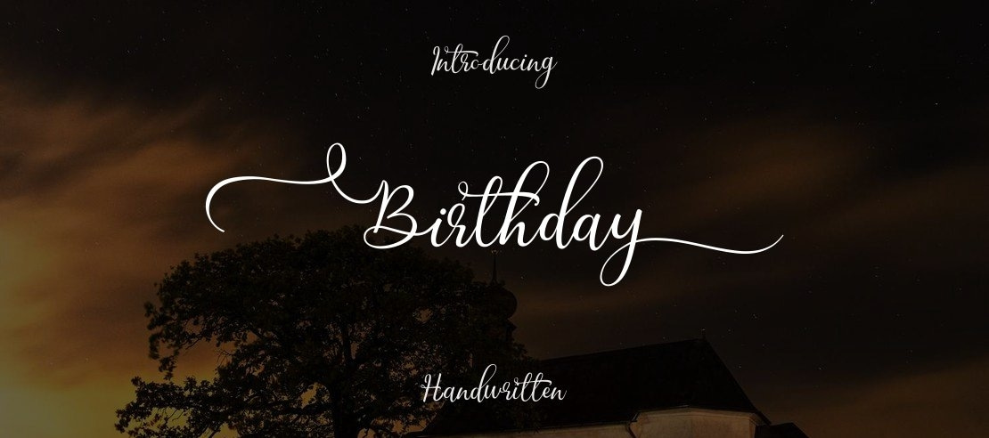 Birthday Font