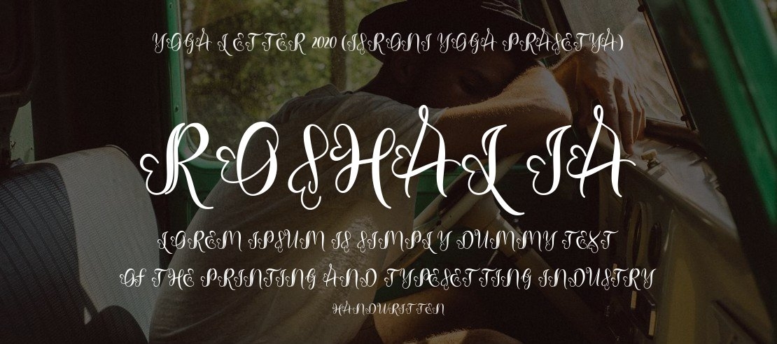 Roshalia Font