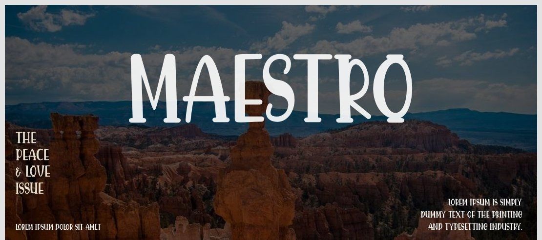 Maestro Font