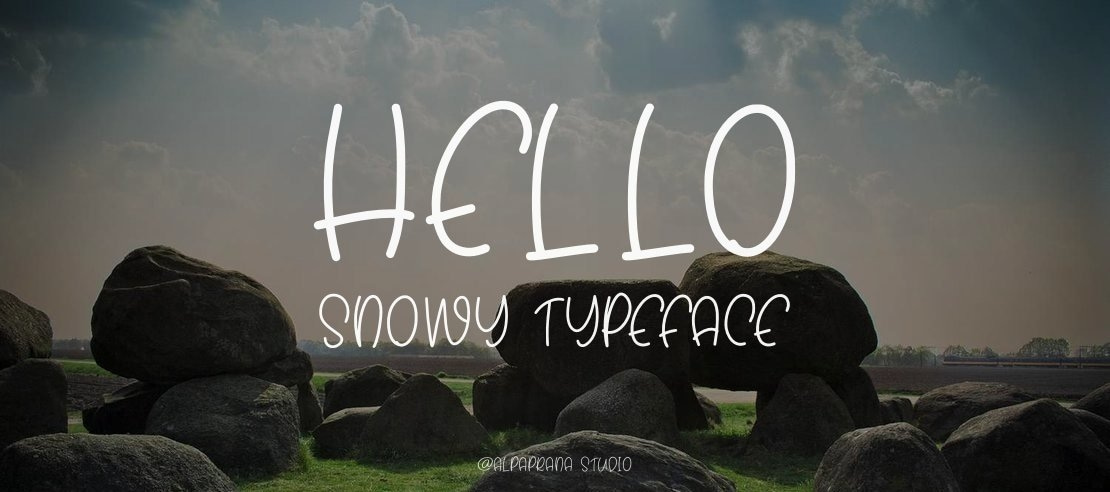 Hello Snowy Font
