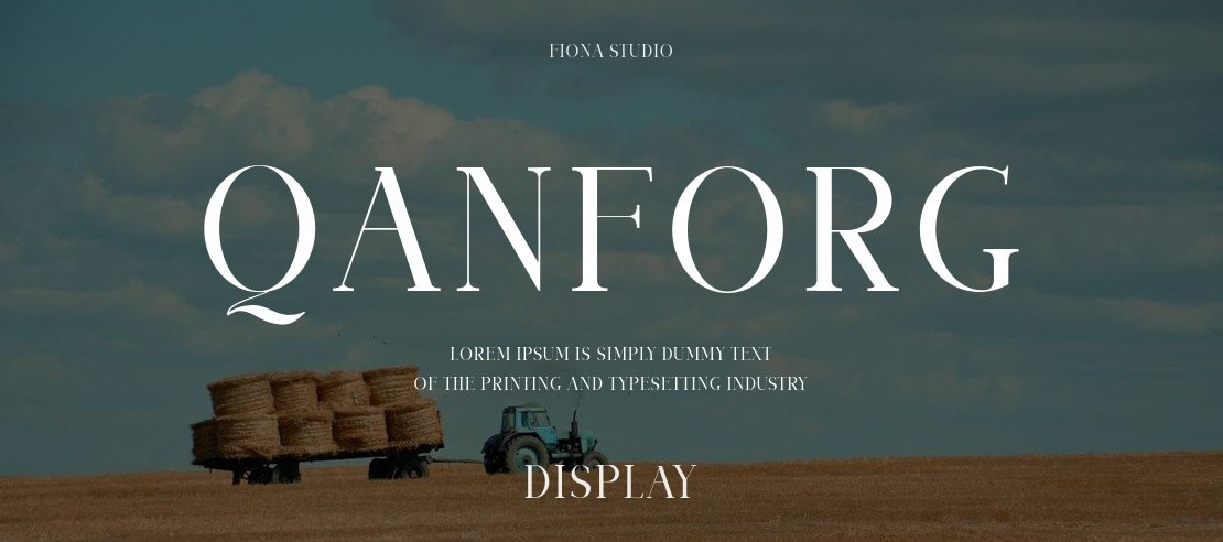 Qanforg Font