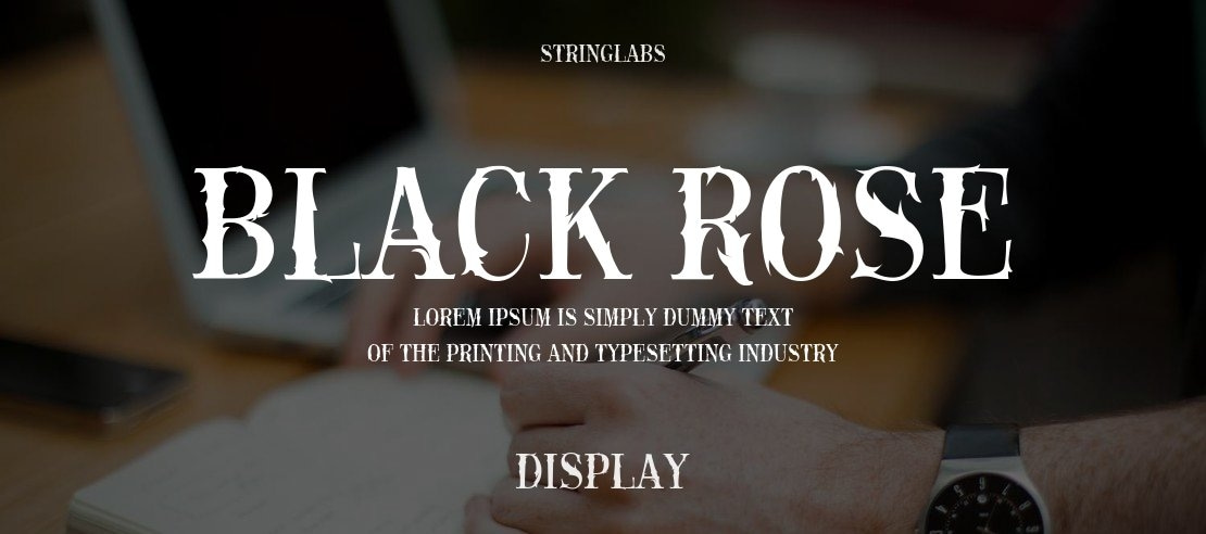 Black Rose Font