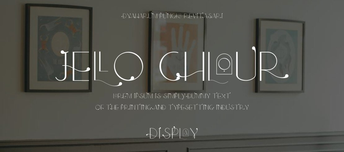 Jello Chlour Font