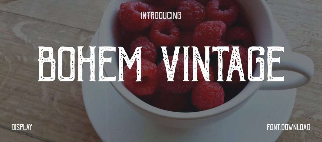 Bohem Vintage Font