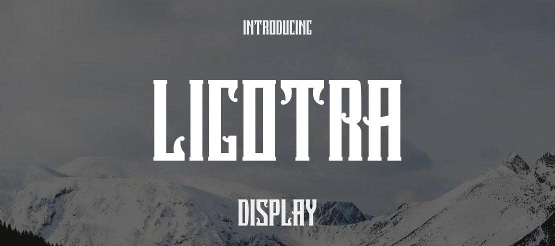 Ligotra Font